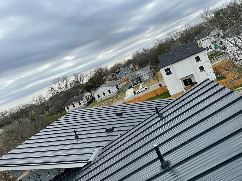 Standing seam metal roof panels with vents for Skylight Repair in Fultondale